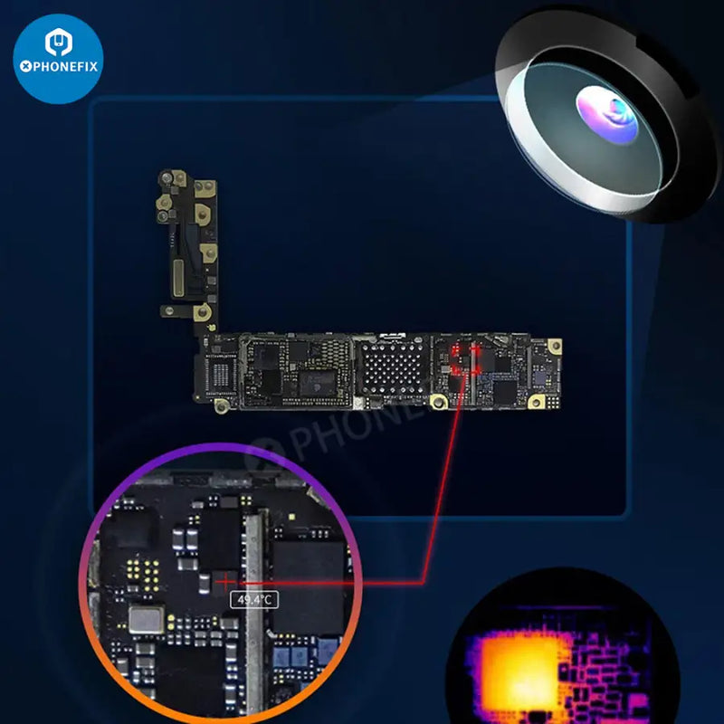 ShortCam II Infrared Thermal Imaging Camera PCB Diagnosis