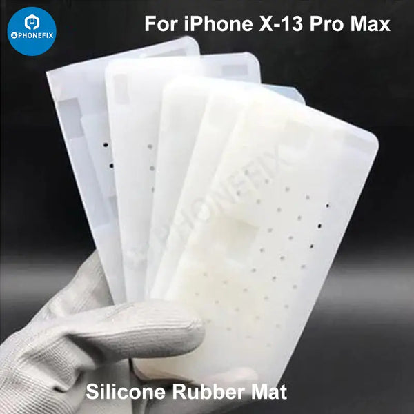 Silicone Rubber Mat Pad for iPhone 11 12 Pro max X XS max