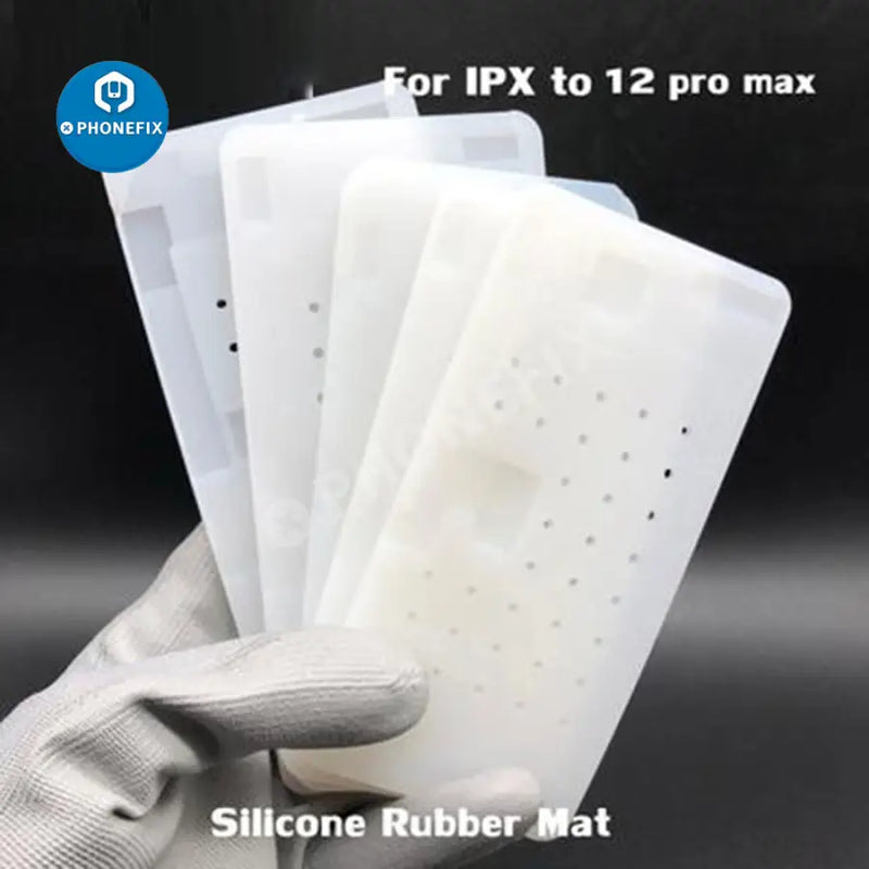 Silicone Rubber Mat Pad for iPhone 11 12 Pro max X XS max
