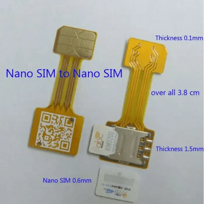 SIM Slot Dual Extension Cable Nano Micro Mini SD Extender Adapter