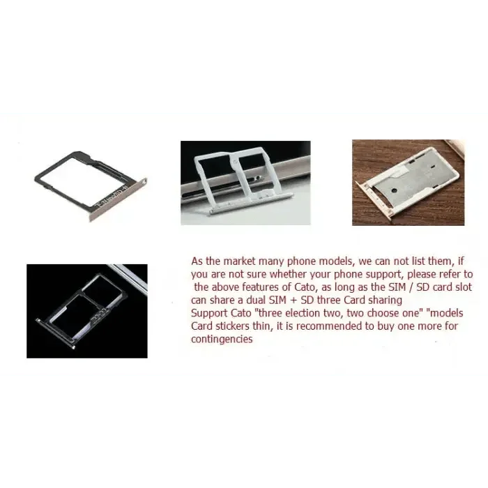 SIM Slot Dual Extension Cable Nano Micro Mini SD Extender Adapter