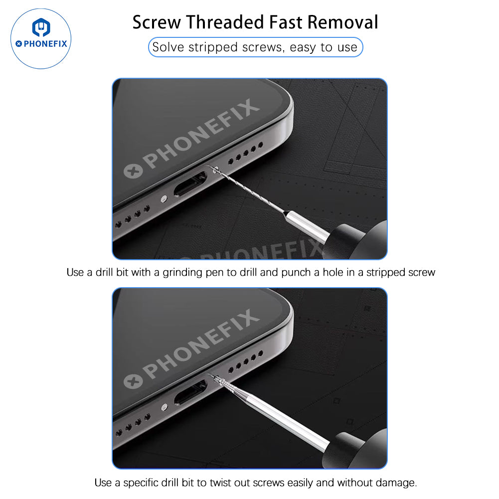 JTX SK-1 Screw Killer iPhone Stripped Screws Removal Twist Drill Bit