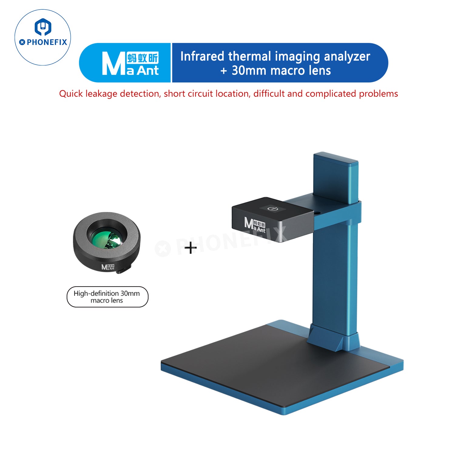 MaAnt RC-5 Infrared Thermal Imaging Camera PCB IC Fault Analyzer