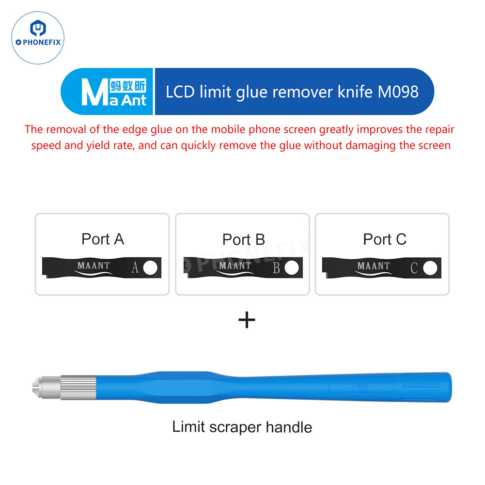 MAANT M098 LCD Limit Glue Removal Knife for Phone Screen Repair