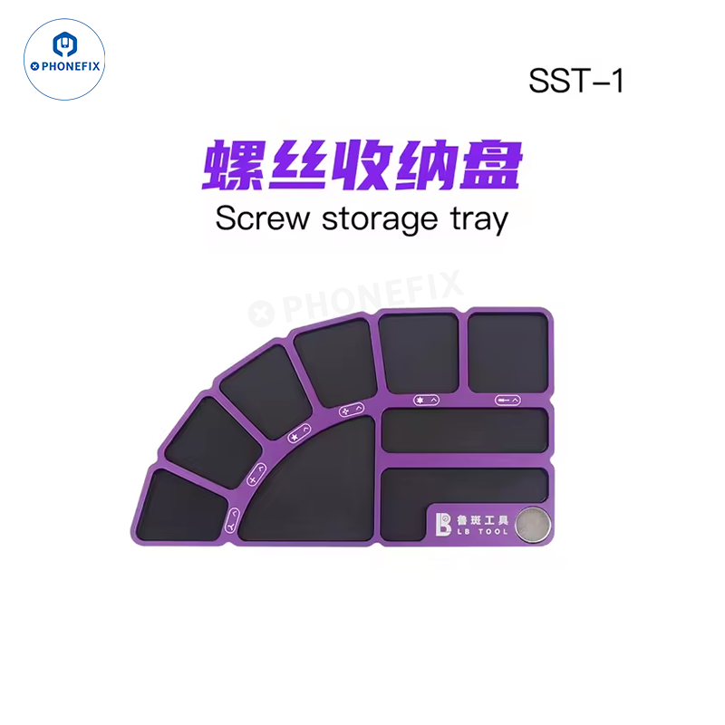 Aluminum Alloy Screw Magnetic Storage Tray Mat for Phone Repair