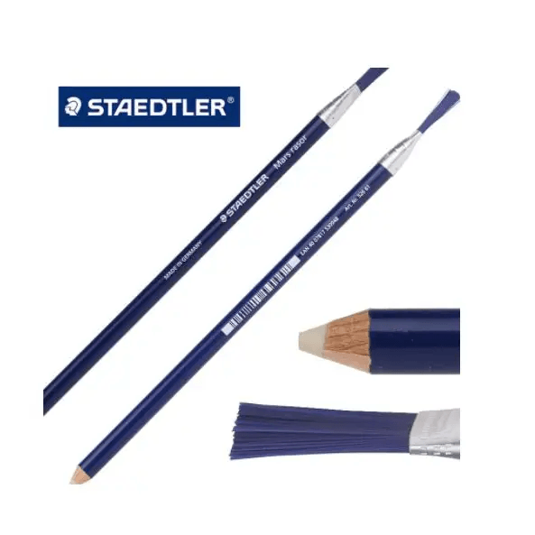 Staedtler 526 61 Mars Rasor Rubber Pencil with Hard Eraser and Brush - CHINA PHONEFIX