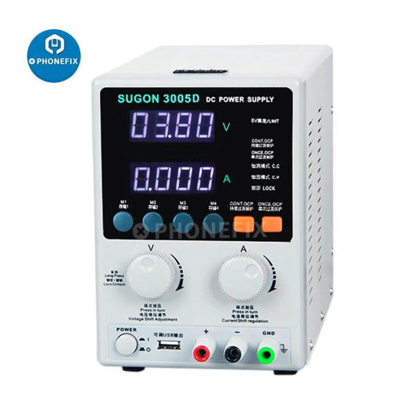 SUGON 3005D Adjustable Digital DC Power Supply For Phone