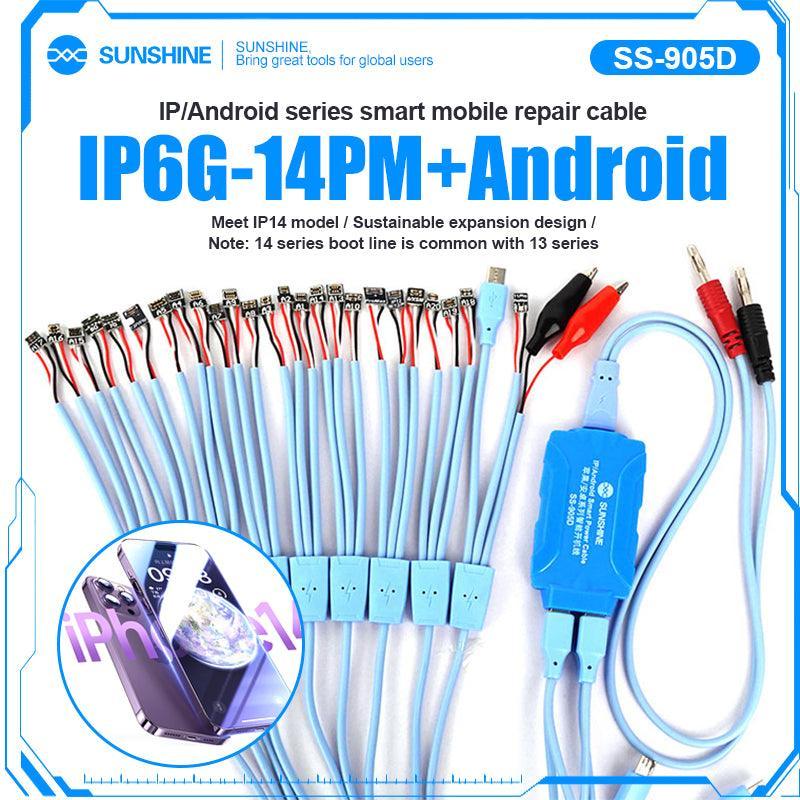 Android Power Link SUNSHINE Android iPhone Control Boot Power Supply Test Cable