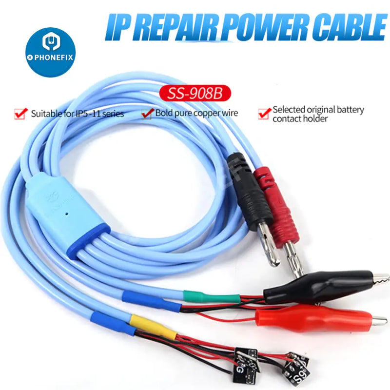 Sunshine SS-908B Repair Power Test Cable For iPhone 6-13 Pro