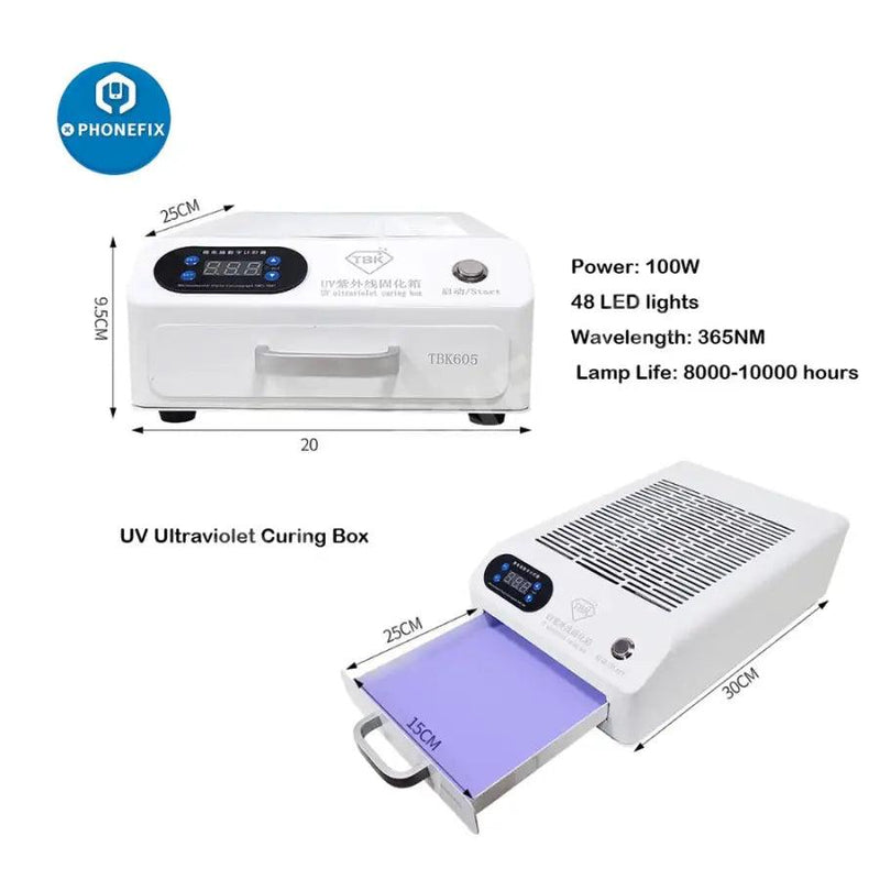 TBK-605 Mini UV Curing Box Oven For Phone LCD Repair Machine