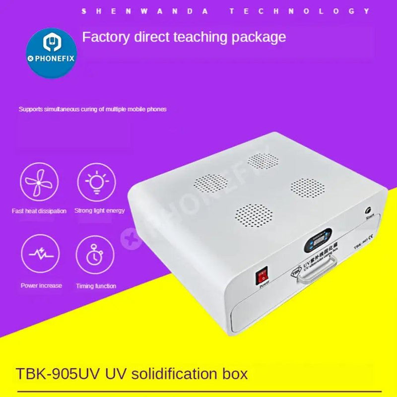 TBK-905 LCD Screen OCA Bonding UV Curing Box Machine For