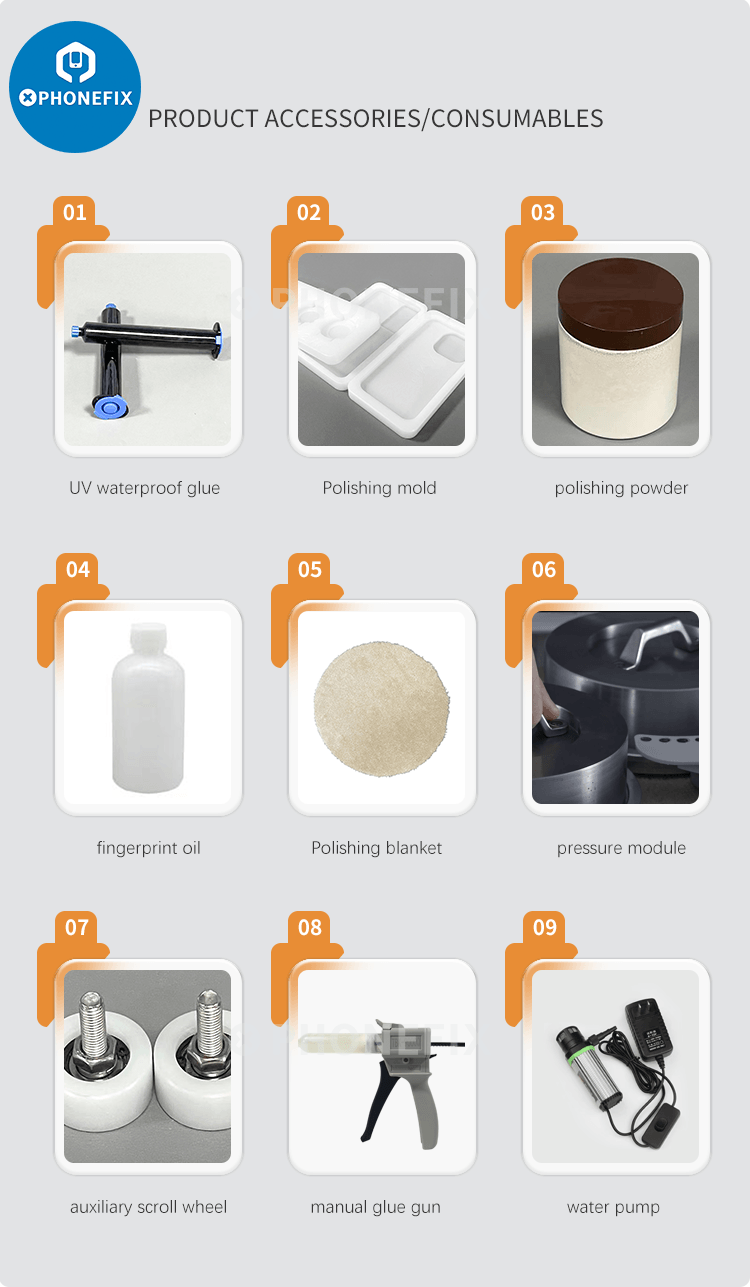 TBK 938F Auto Screen Grinding Polishing Machine Scratch Removal - CHINA PHONEFIX