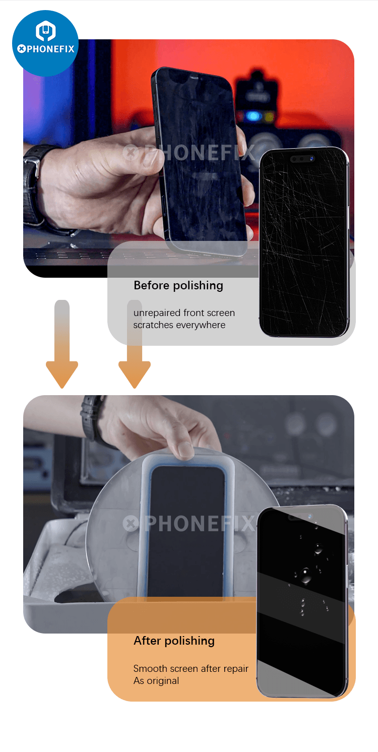 TBK 938F Auto Screen Grinding Polishing Machine Scratch Removal - CHINA PHONEFIX