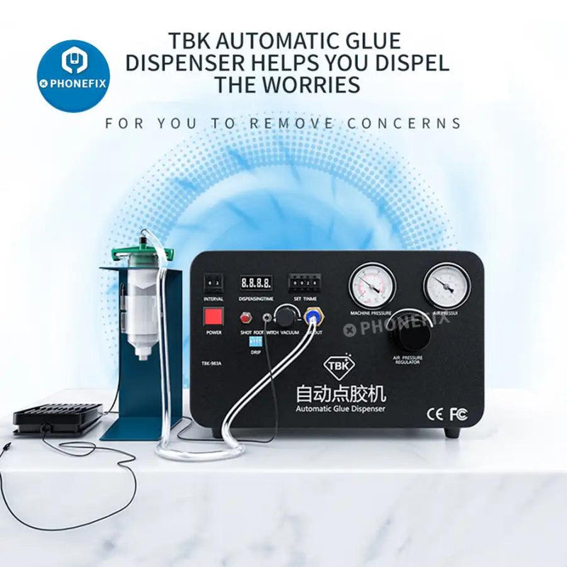 TBK 983A Automatic Glue Dispenser Filling Machine For Mobile