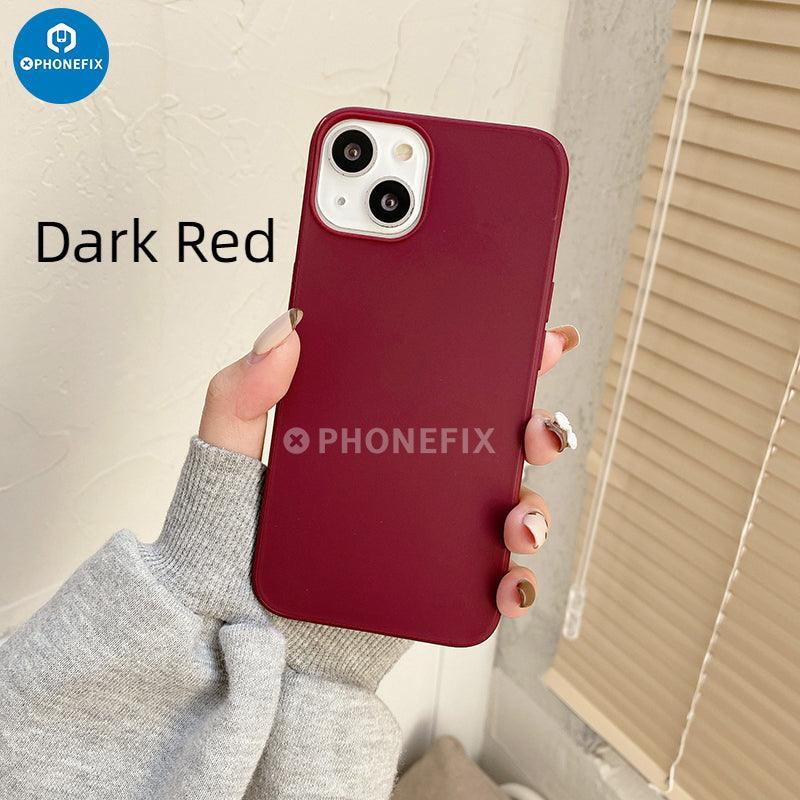 TPU Candy Color Anti-Slip Matte Phone Case For iPhone 15-15 Pro Max TPU Candy Color Anti-Slip Matte Phone Case For iPhone 15-15 Pro Max