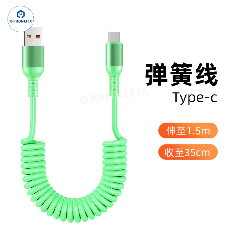 Câble de charge ultra-rapide CarPlay pour voiture, USB Type-C et Lightning - Équipe CHINA PHONEFIX SHOP