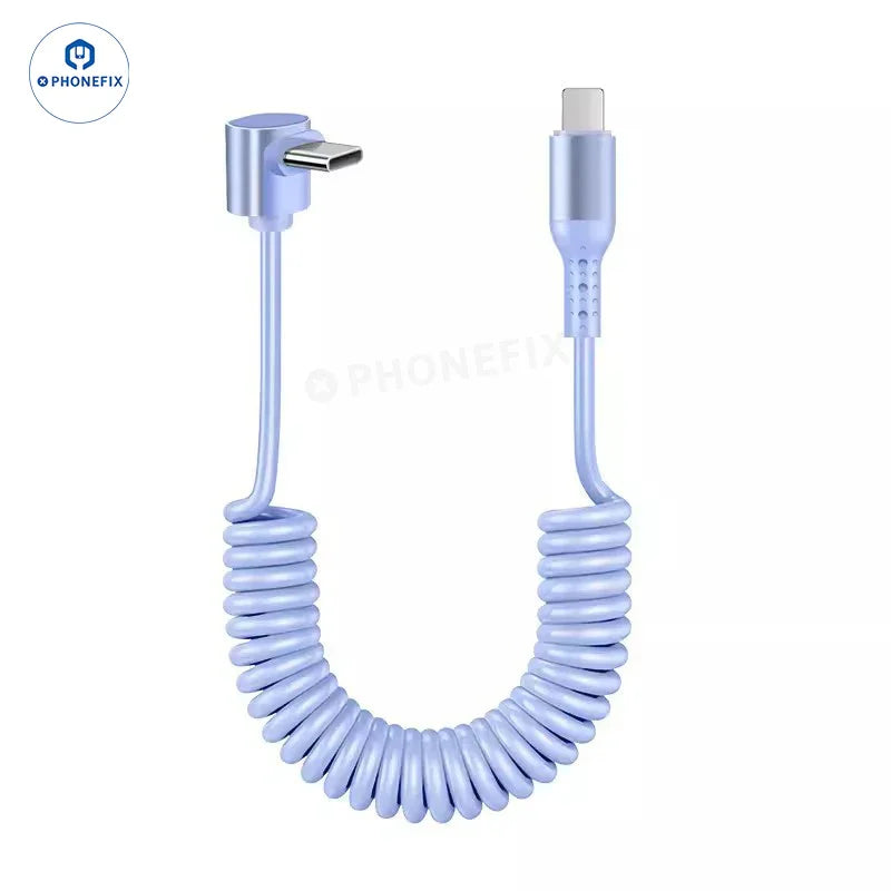 Câble de charge ultra-rapide CarPlay pour voiture, USB Type-C et Lightning - Équipe CHINA PHONEFIX SHOP