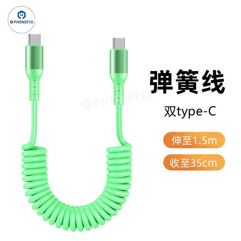 Câble de charge ultra-rapide CarPlay pour voiture, USB Type-C et Lightning - Équipe CHINA PHONEFIX SHOP