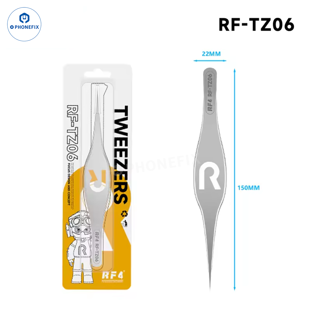 Wide Body Grip Tweezers Ultra-fine Pointed Tip for Mobile Phone Repair