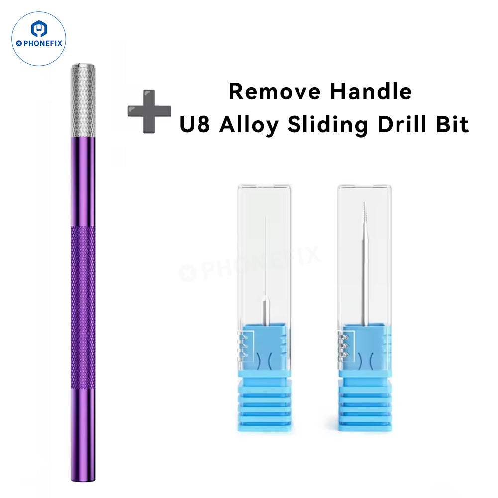 LANRUI U8 Sliding Drill Bit for Phone Stripped Screw Grinding Removal