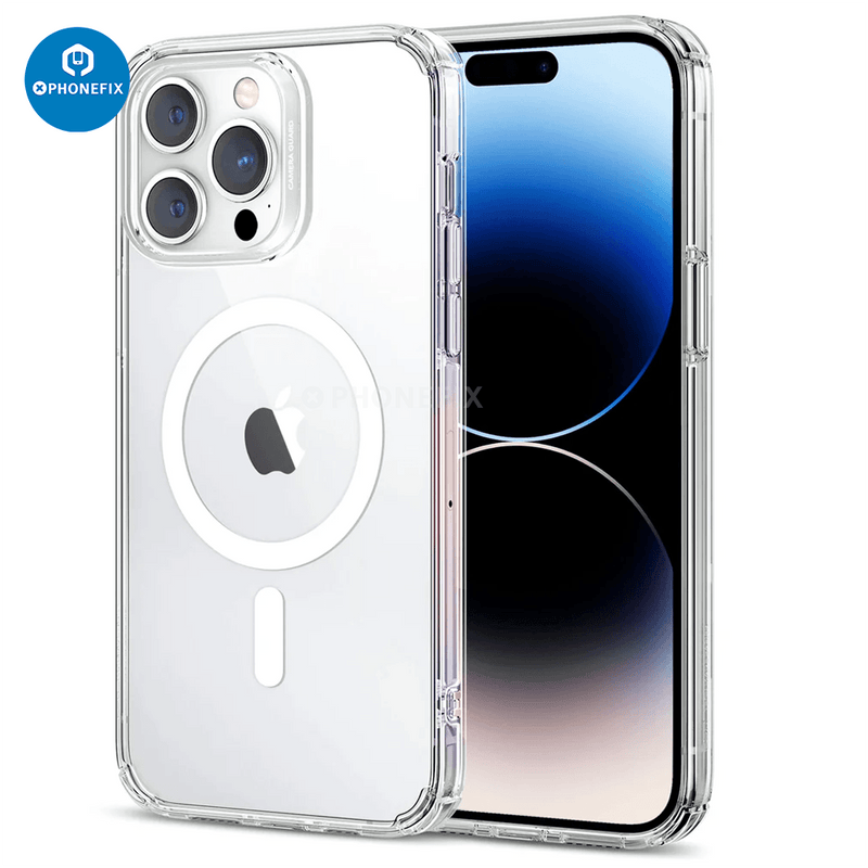 Ultra Hybrid Case for iphone 8-15promax Classic magnetic Case Transparent - CHINA PHONEFIX