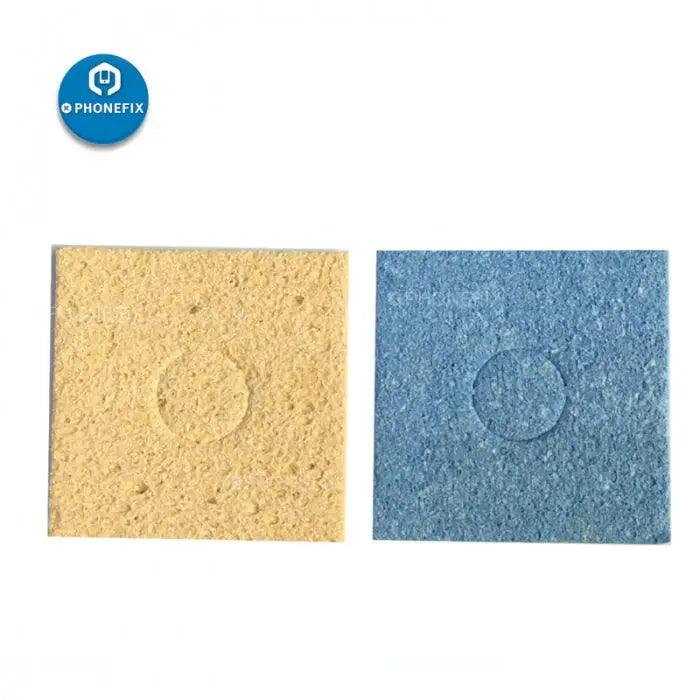 Universal Electric Iron Tip Cleaning Sponge Replacement Pads Yellow - CHINA PHONEFIX