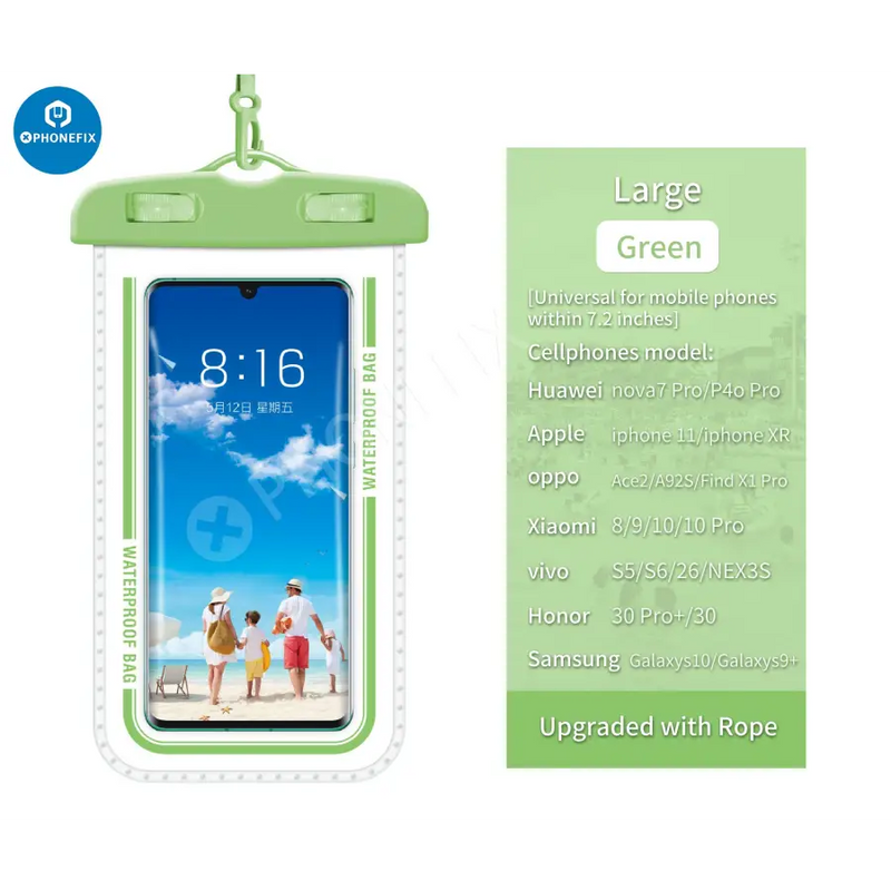 Universal Transparent Waterproof Bag For Mobile Phone