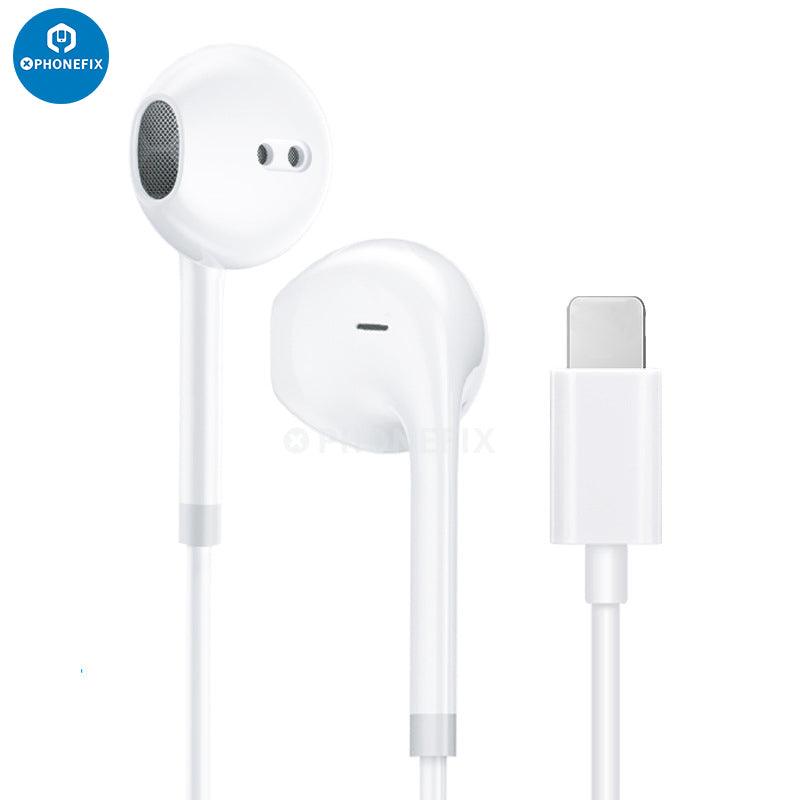 USB C Lightning Connector EarPods Wired Headphone For iPhone iPad MacBook - CHINA PHONEFIX