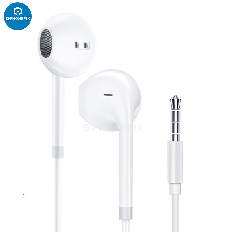 USB-C Lightning Connector EarPods Wired Headphone For iPhone iPad MacB