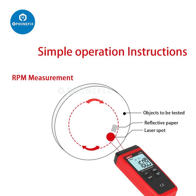 UT-373 Mini Tachometer Non-contact Rotation Speed Measurement - CHINA PHONEFIX