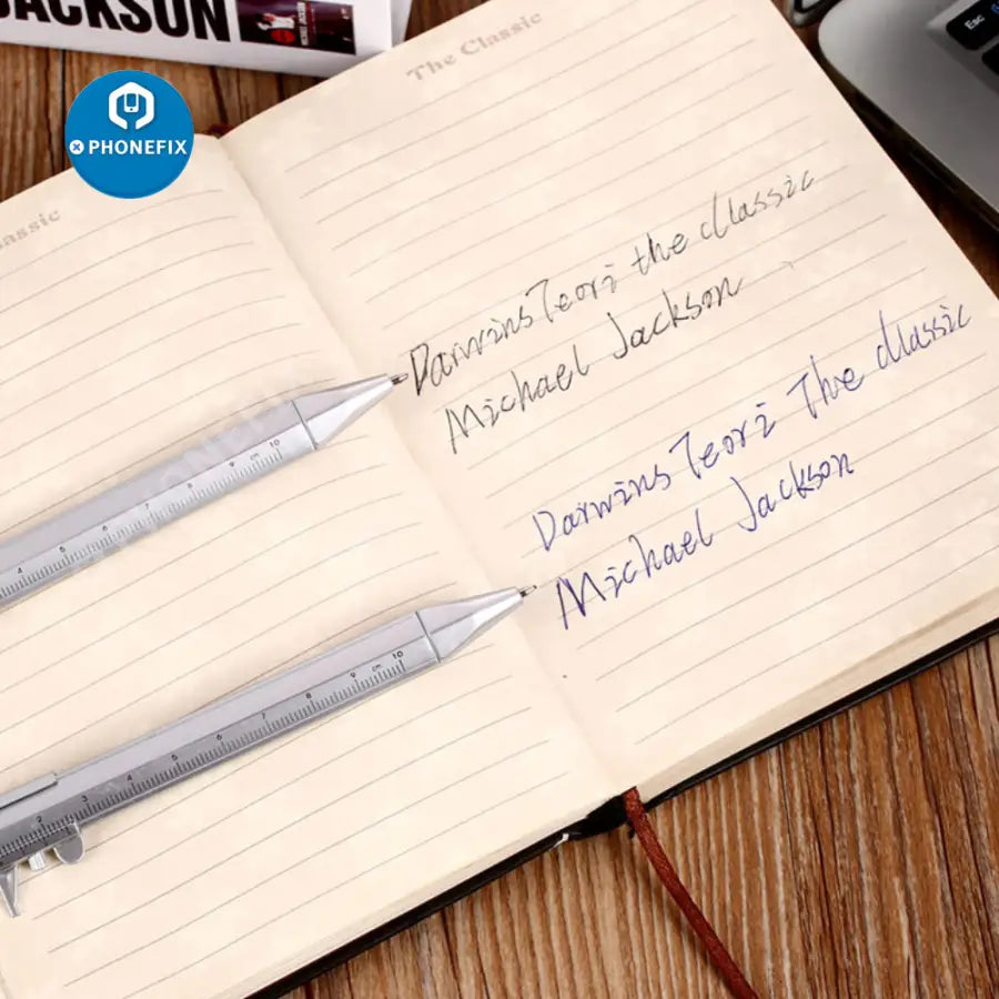 Vernier Caliper Ballpoint Pen Gel Ink Pen Roller Ball Pen