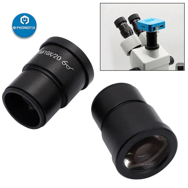 WF 10X 20X Super Widefield Trinocular Microscope Eyepieces (30mm) - CHINA PHONEFIX