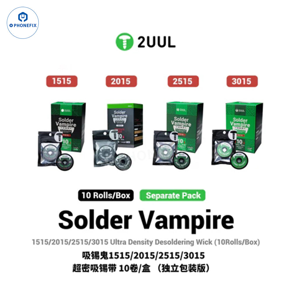 2UUL Double Sides Strong Desoldering Wick For Mobile Phone Repair - CHINA PHONEFIX SHOP Team