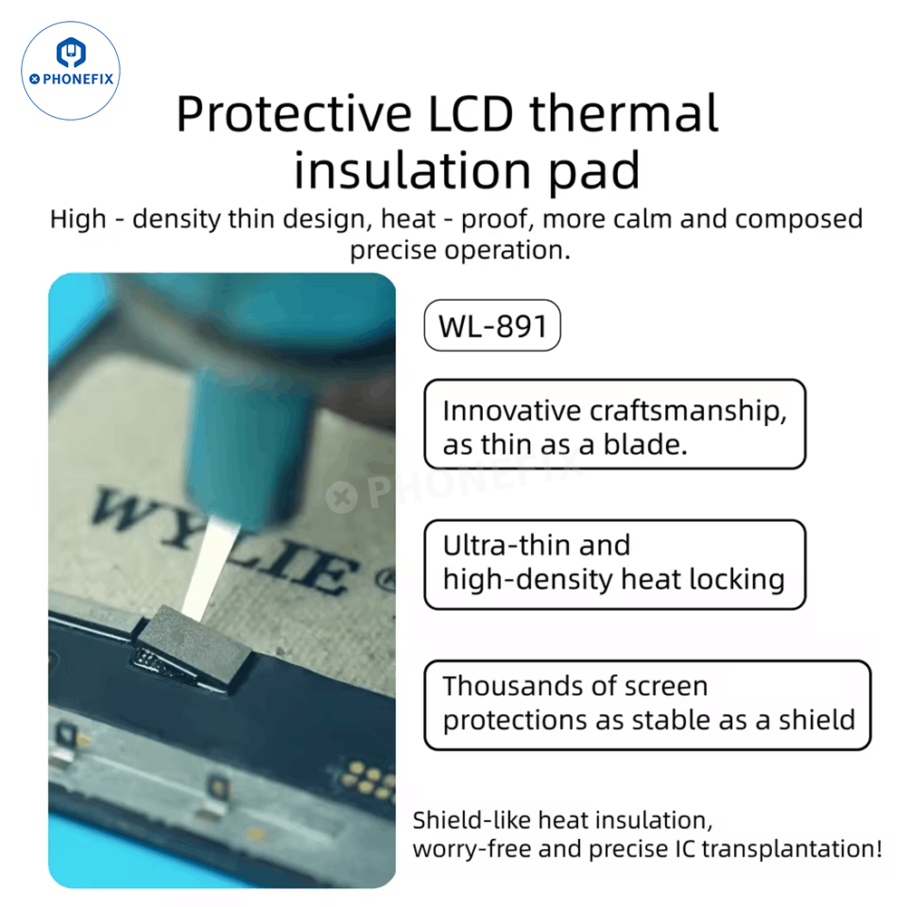 WYLIE Aviation Insulation Pad Motherboard IC Swap Thermal Mat