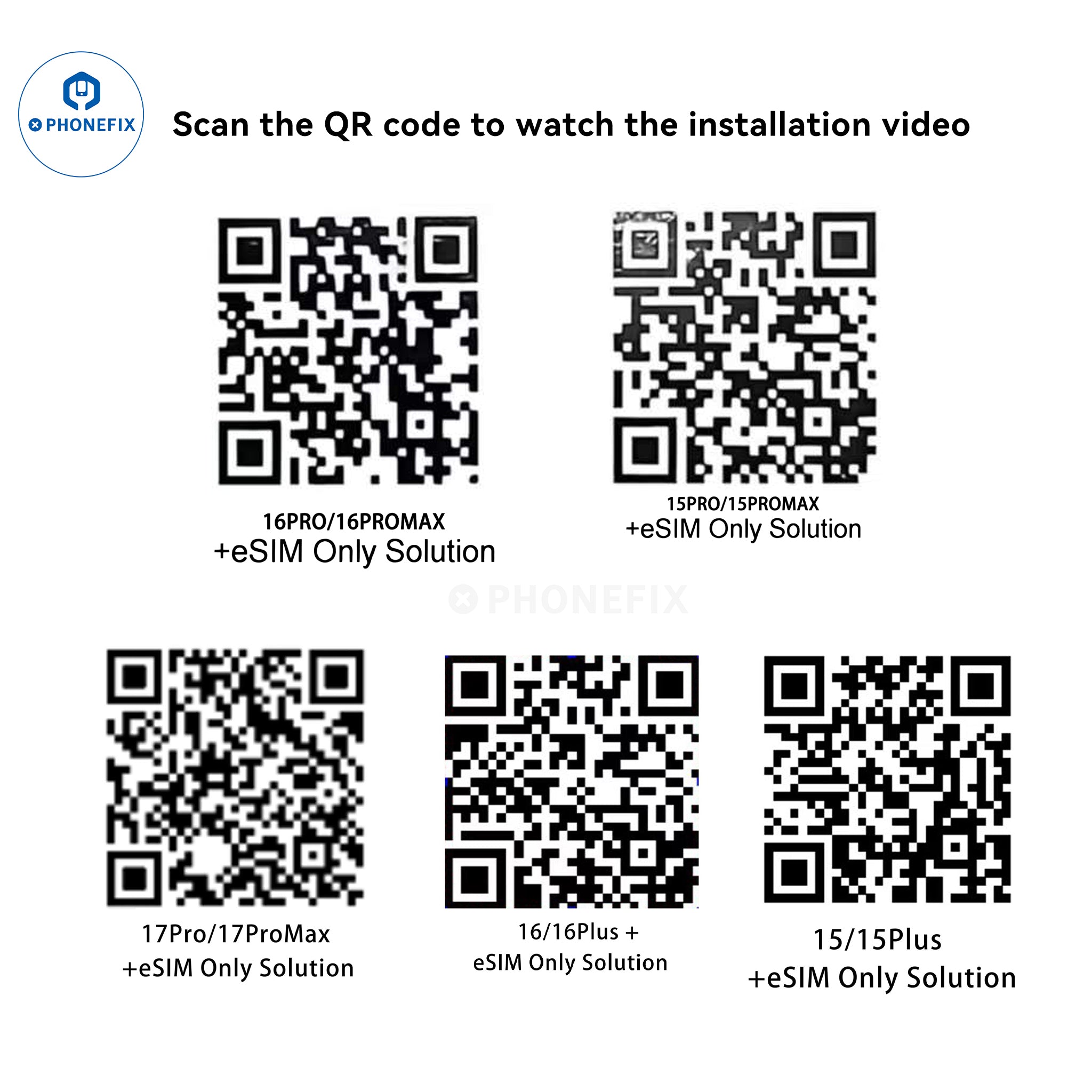 WYLIE eSIM Unlock Solution for iPhone 15-17 Pro Max - No CNC