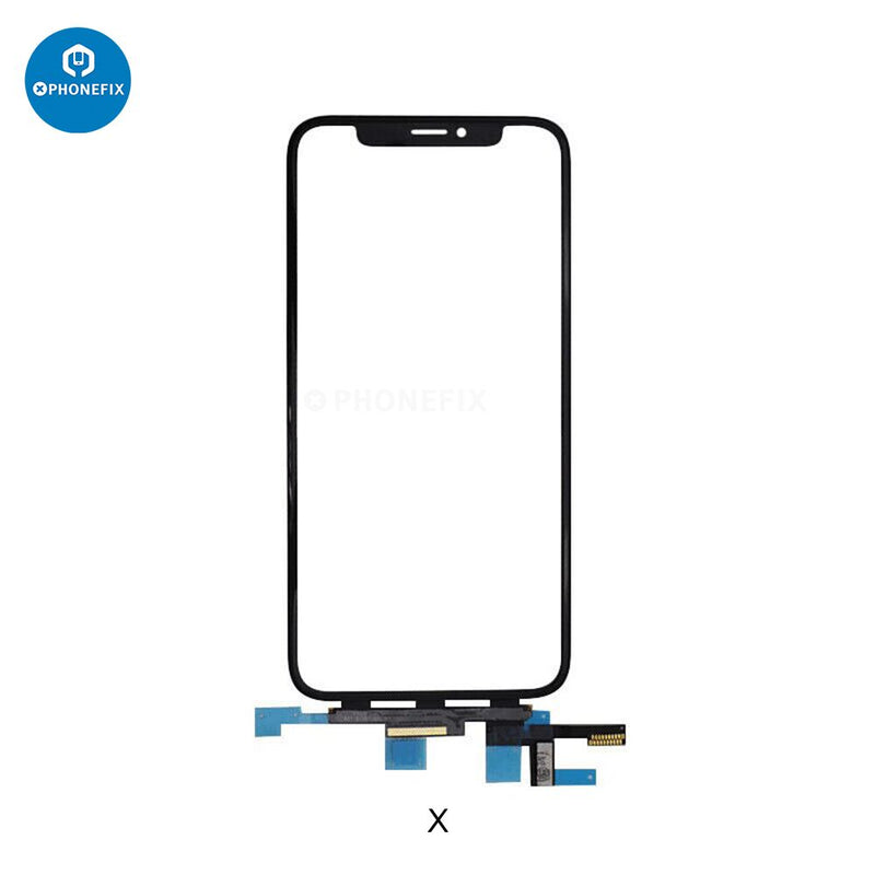 For iPhone X-15 Pro Max Touch Screen With Digitizer Flex OCA
