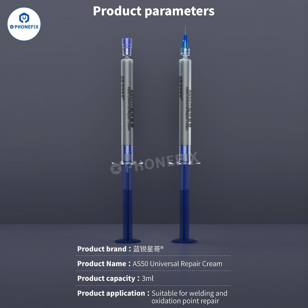 AS50 Repair Cream Phone Motherboard Oxidation Spots Remvoal Paste