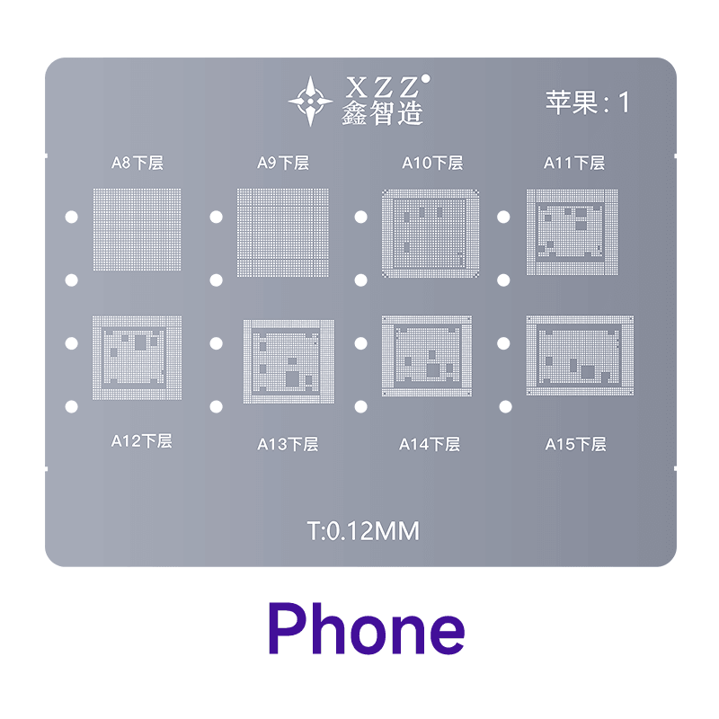 XZZ L23 CPU Reballing Stencil Platform For iPhone A8-A16 BGA Repair - CHINA PHONEFIX