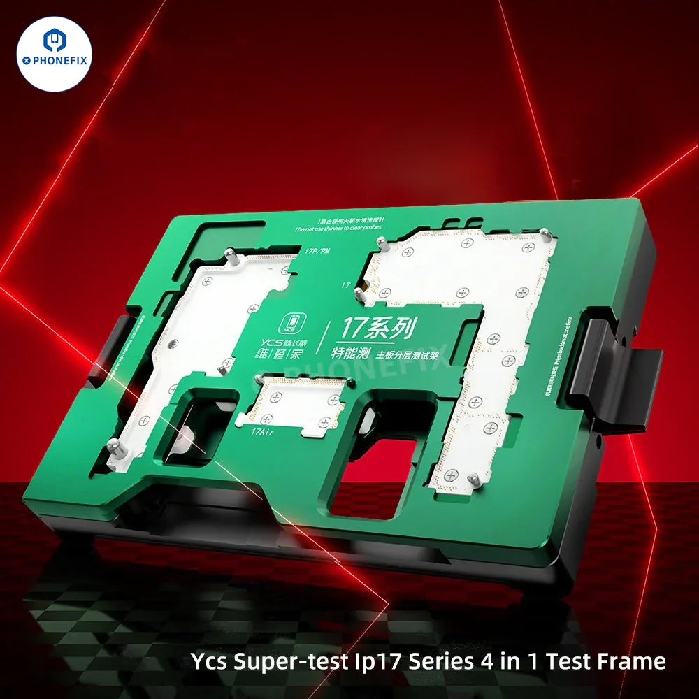 XZZ YCS iSocket 4-in-1 Motherboard Test Fixture for iPhone 17 Series - CHINA PHONEFIX SHOP Team