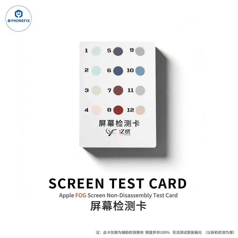 YCS M.Y Polarizer Detection Lens Identifies FOG/Genuine iPhone Screen - CHINA PHONEFIX SHOP Team
