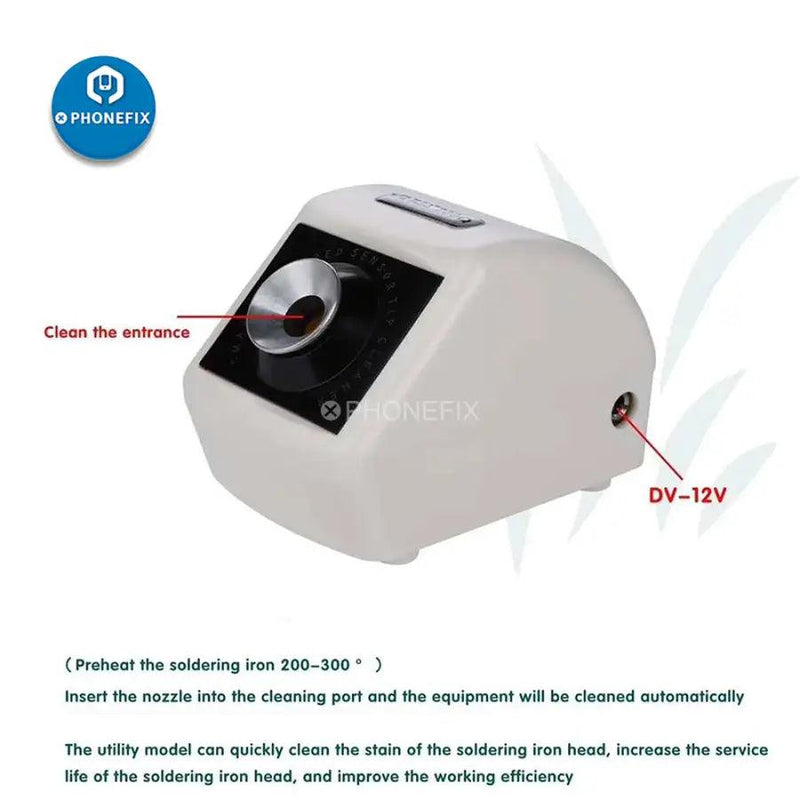 YIHUA 200Q Infrared Sensor Solder Iron Tip Cleaning Tool Iron Cleaner - CHINA PHONEFIX