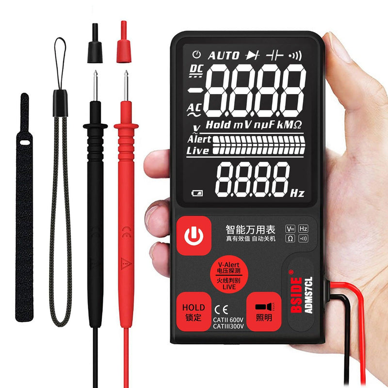 ADMS9 Portable Multimeter AC DC Voltage Meter Tester LCD Digital - CHINA PHONEFIX
