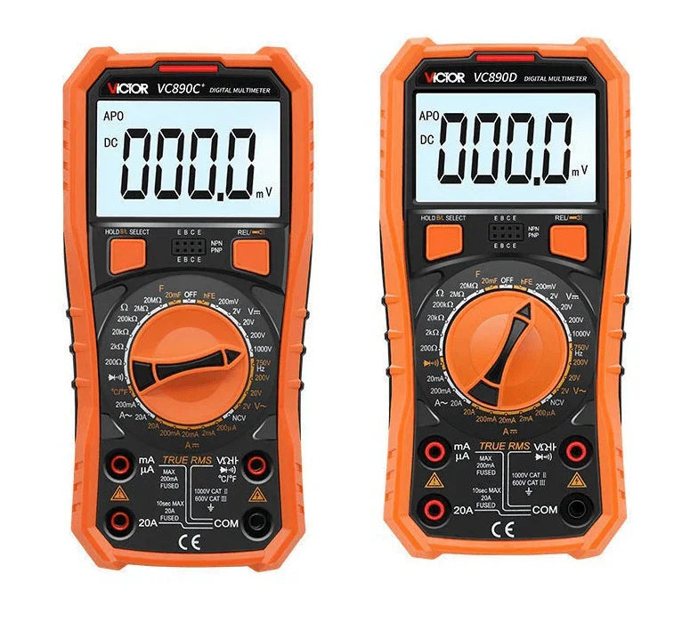 Multimètre numérique PHONEFIX VC890D pour le test des défauts des circuits imprimés, appareil de mesure universel pour les mesures électriques et le dépannage.