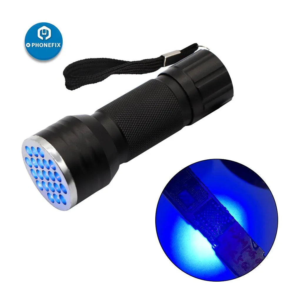 PHONEFIX 5V USB UV LED curing lamp for glue, shadowless design, green oil LED light, electric power tool for nail or craft curing