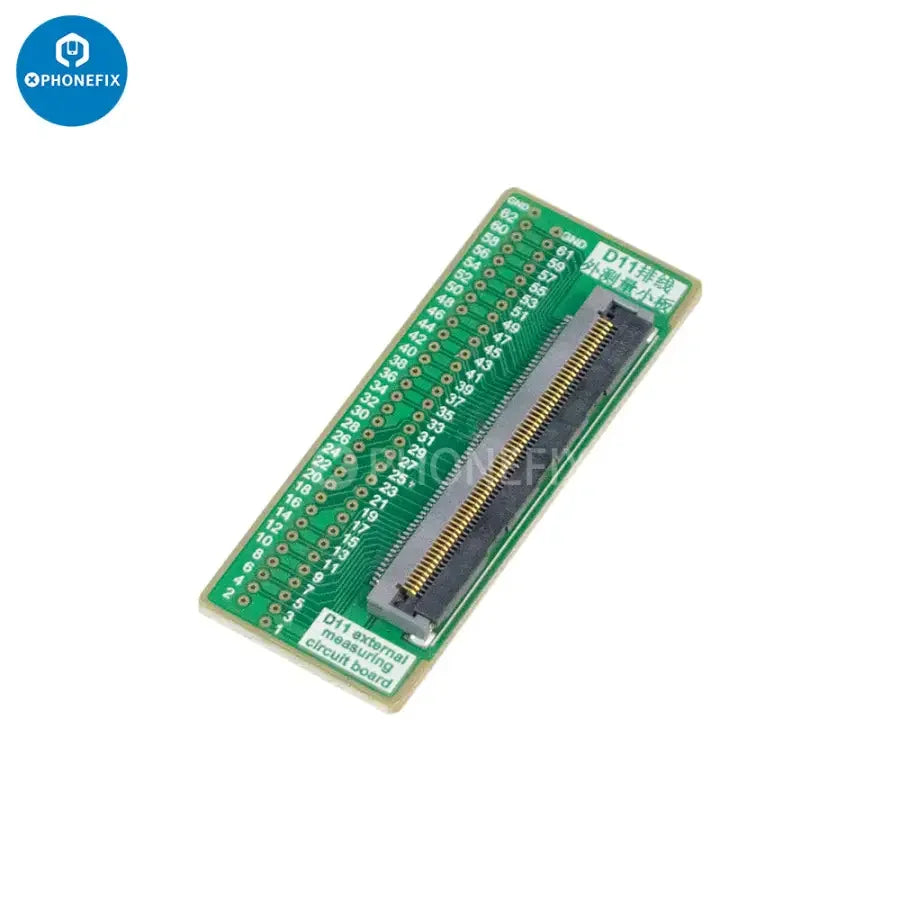 PhoneFix JCID-D11 multifunctional digital detector with JC intelligent maintenance drawings, used for phone programming and repairs.