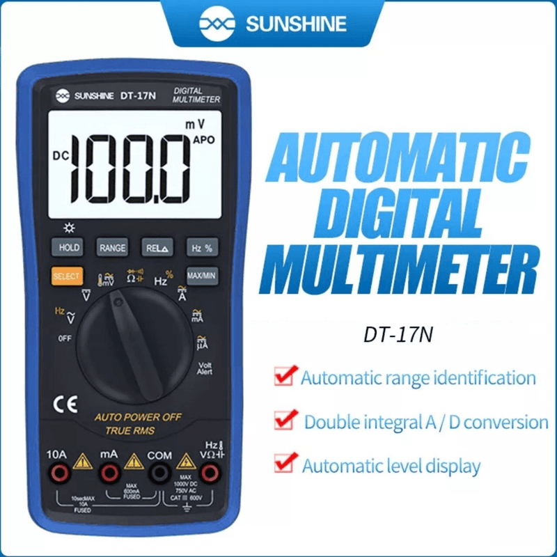 RF4 RF17N DT-17N Digital Multimeter Fully Automatic high precision - CHINA PHONEFIX